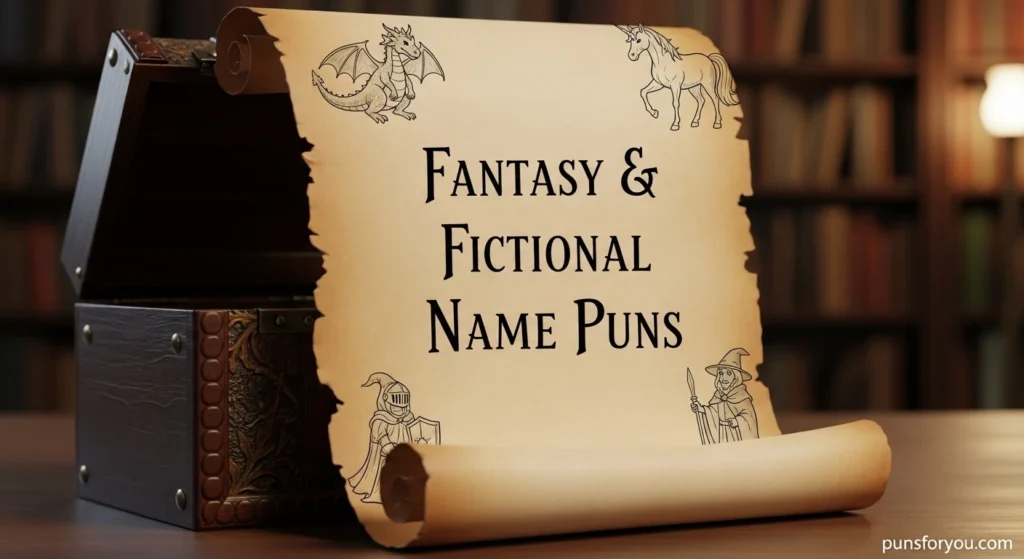 Fantasy & Fictional Name Puns
