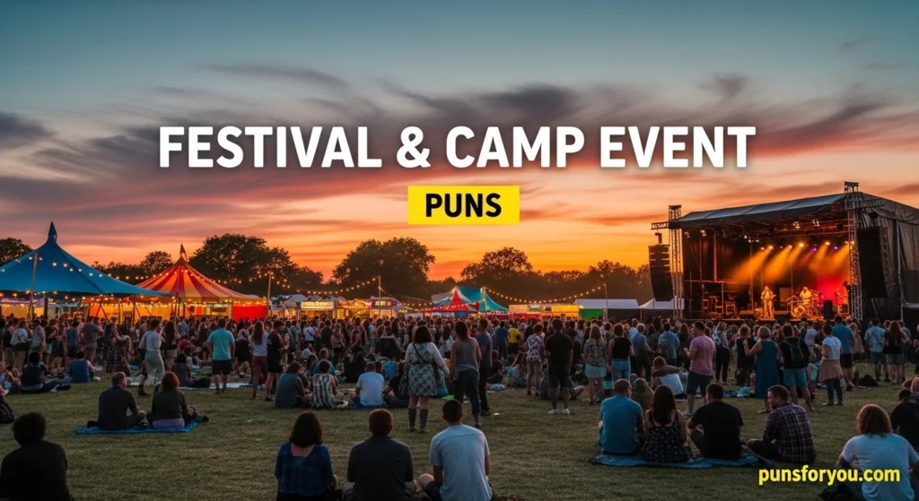Festival and Camp Event Puns