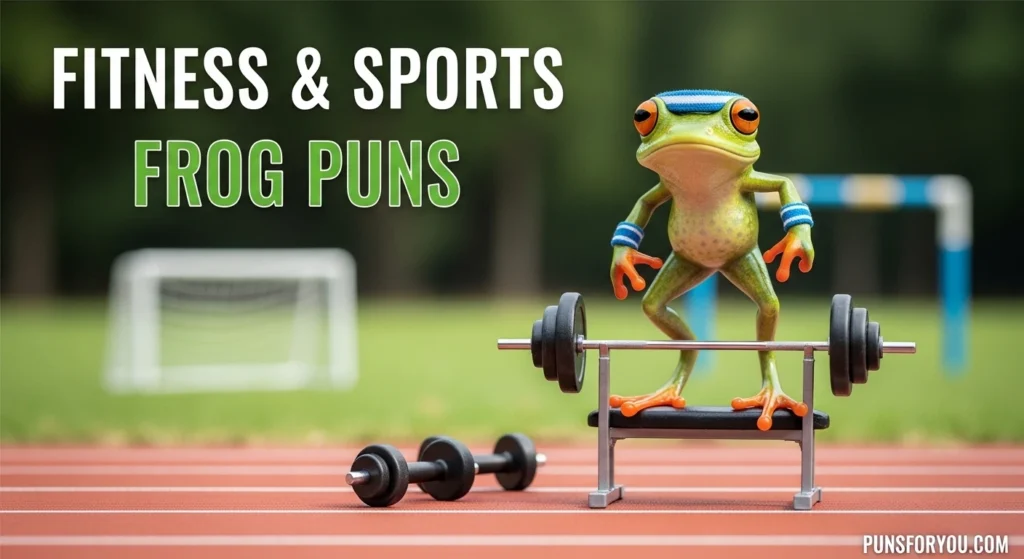 Fitness & Sports Frog Puns