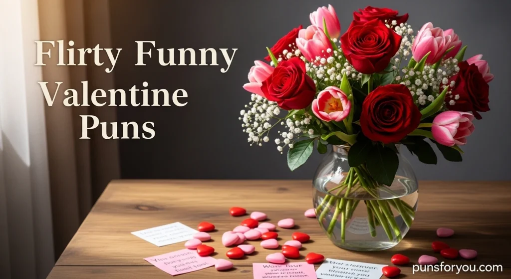 Flirty Funny Valentine Puns
