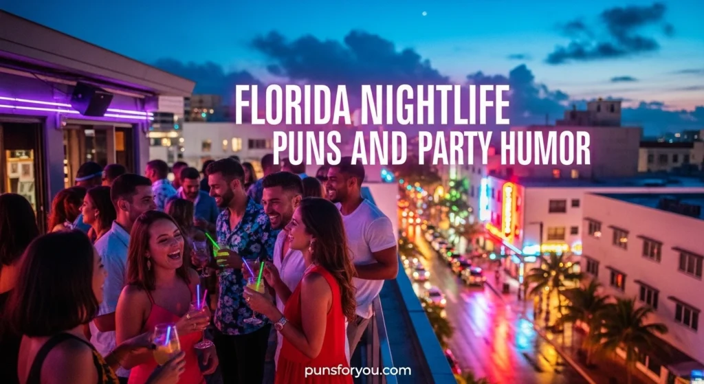 Florida Nightlife Puns and Party Humor