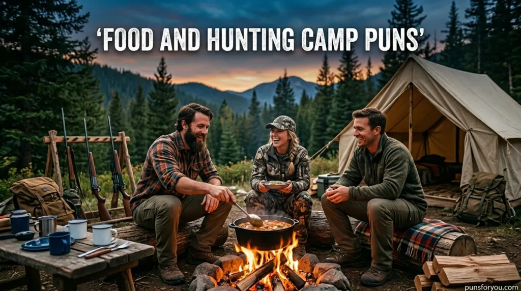 Food and Hunting Camp Puns