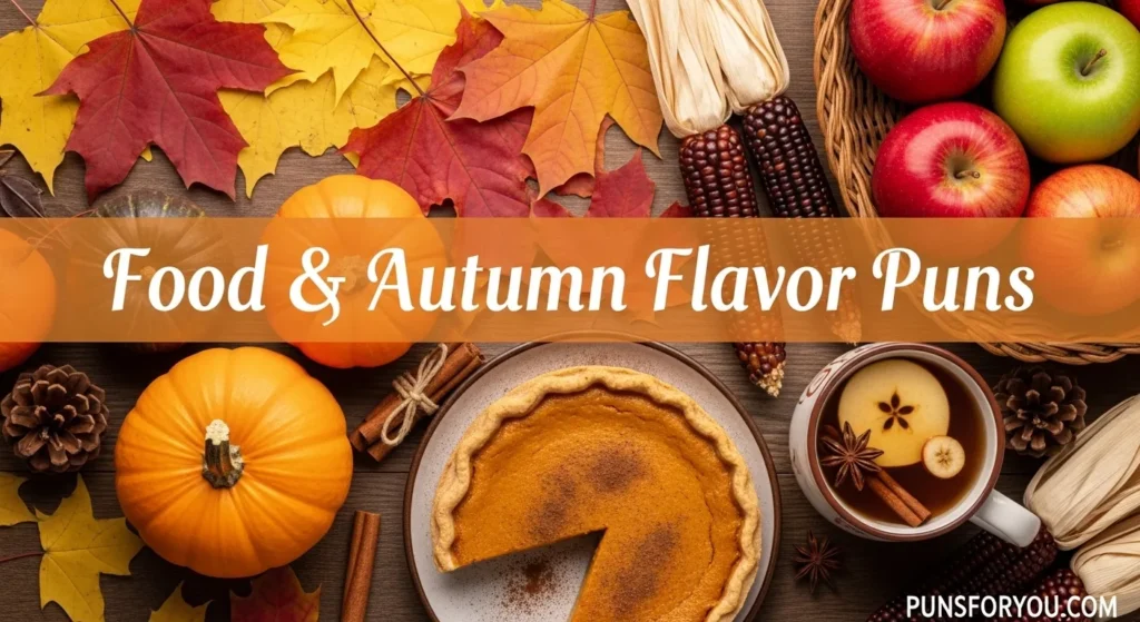 Food & Autumn Flavor Puns