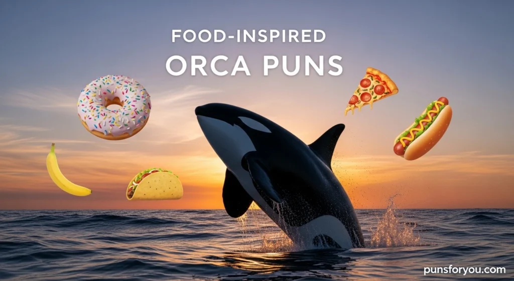 Food-Inspired Orca Puns