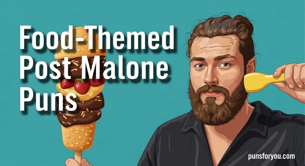 Food-Themed Post Malone Puns
