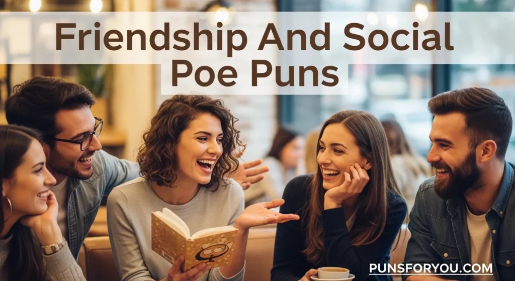 Friendship and Social Poe Puns