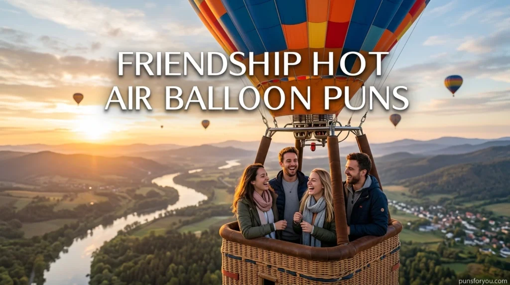 Friendship Hot Air Balloon Puns