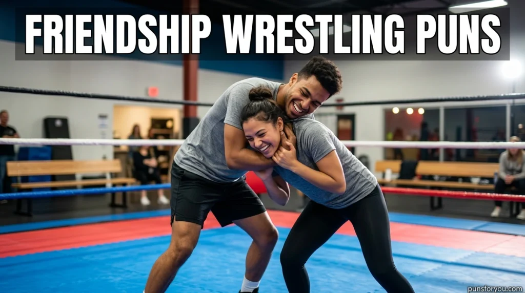 Friendship Wrestling Puns