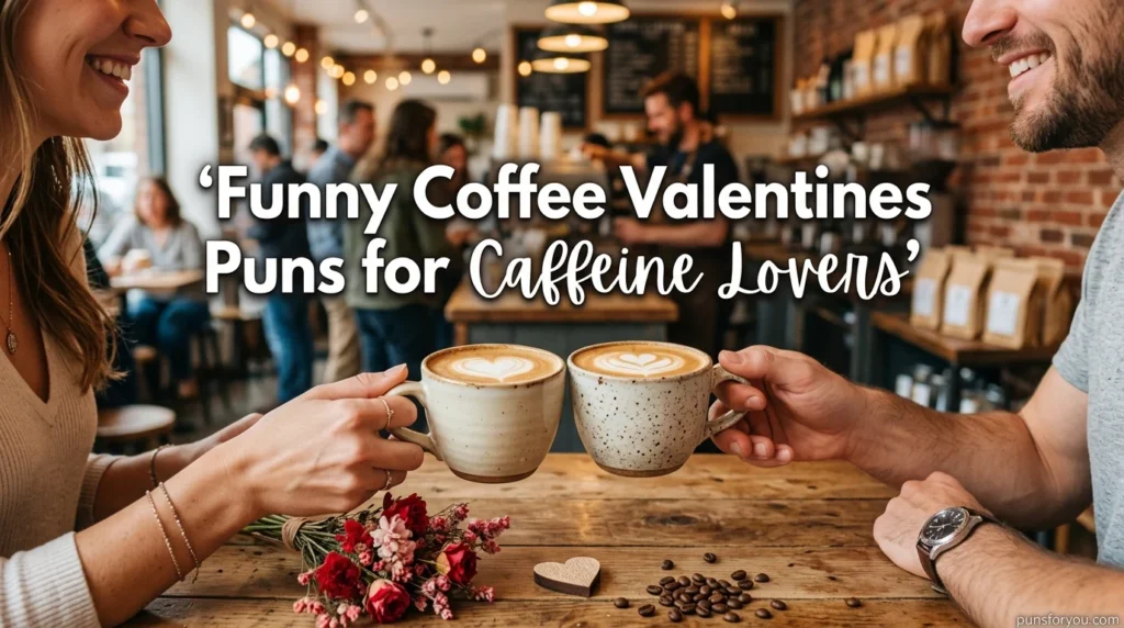 Funny Coffee Valentines Puns for Caffeine Lovers
