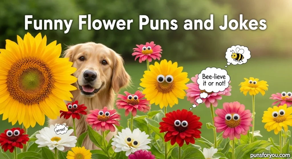 Funny Flower Puns and Jokes