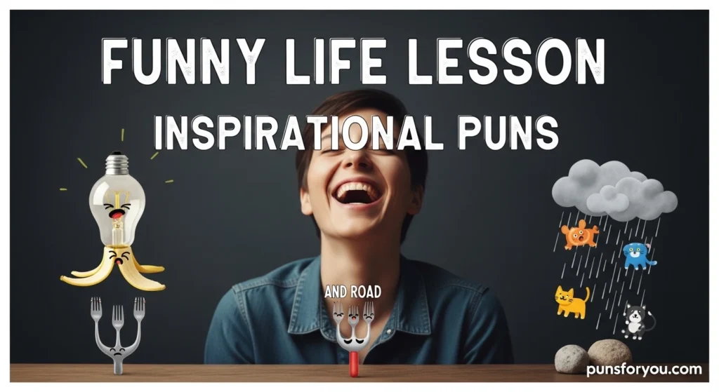 Funny Life Lesson Inspirational Puns