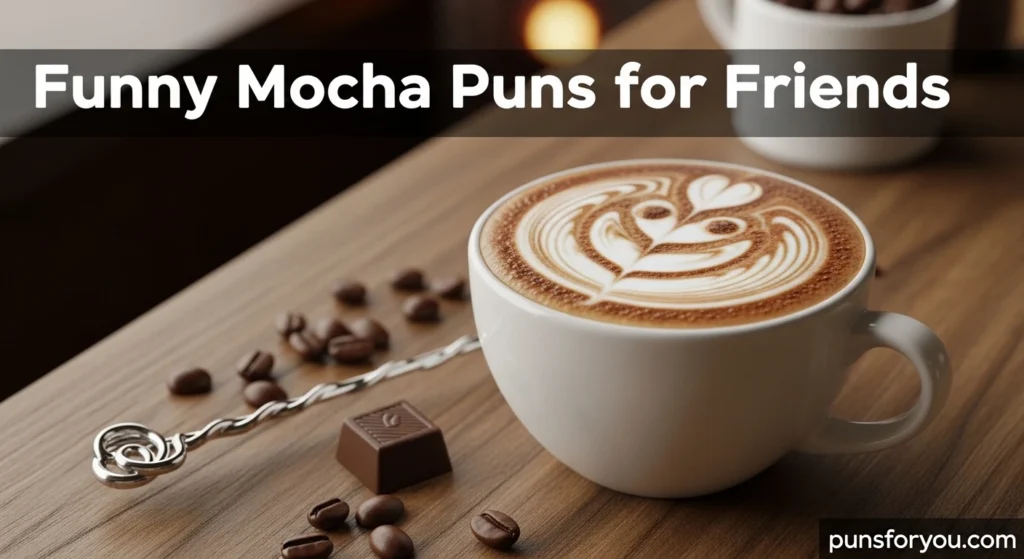 Funny Mocha Puns for Friends