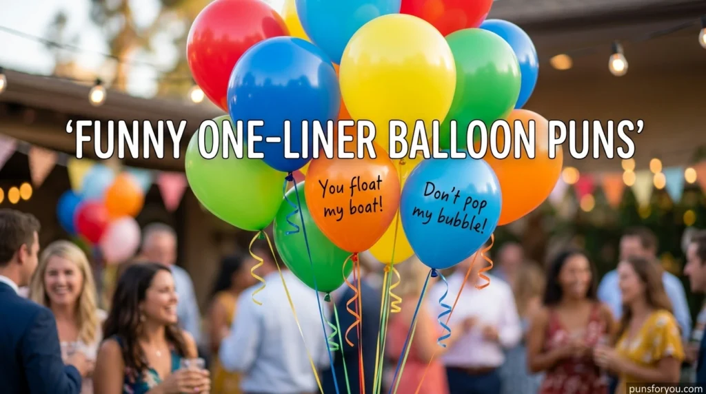 Funny One-Liner Balloon Puns