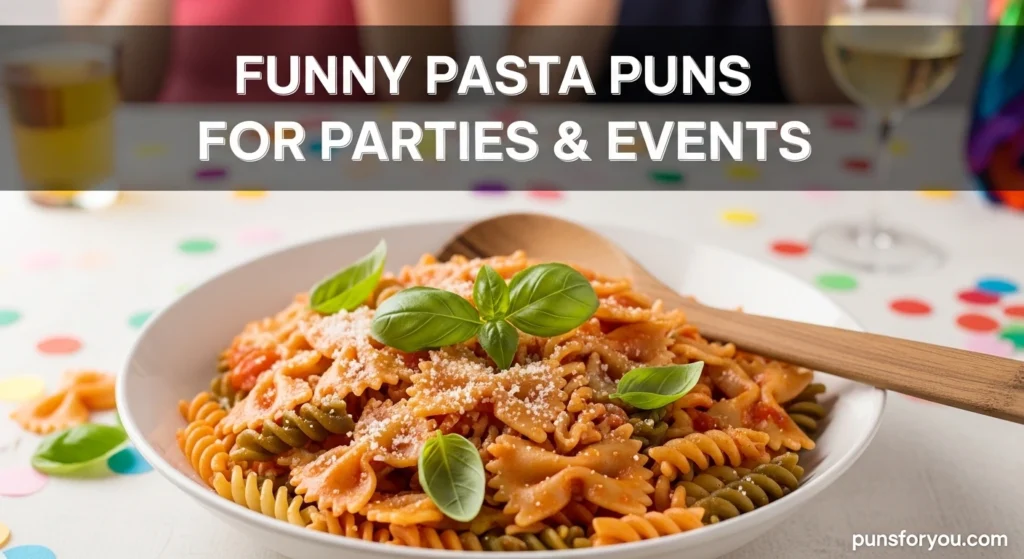 Funny Pasta Puns for Parties & Events