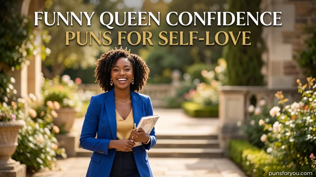 Funny Queen Confidence Puns for Self-Love