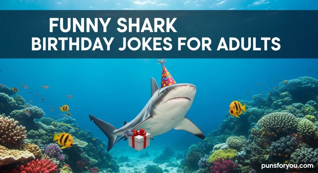 Funny Shark Birthday Jokes for Adults