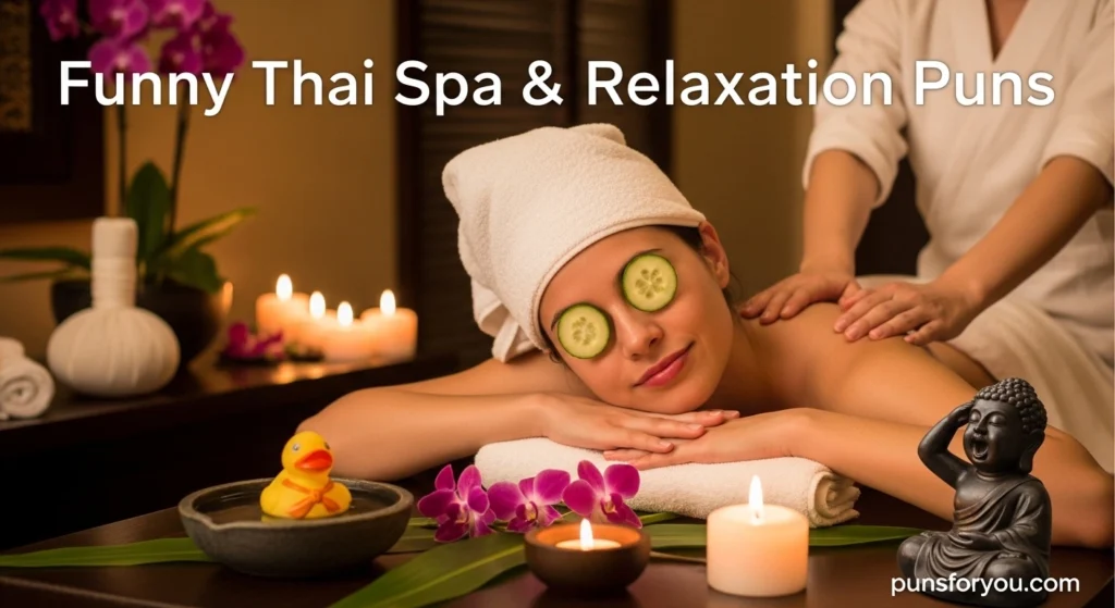 Funny Thai Spa & Relaxation Puns