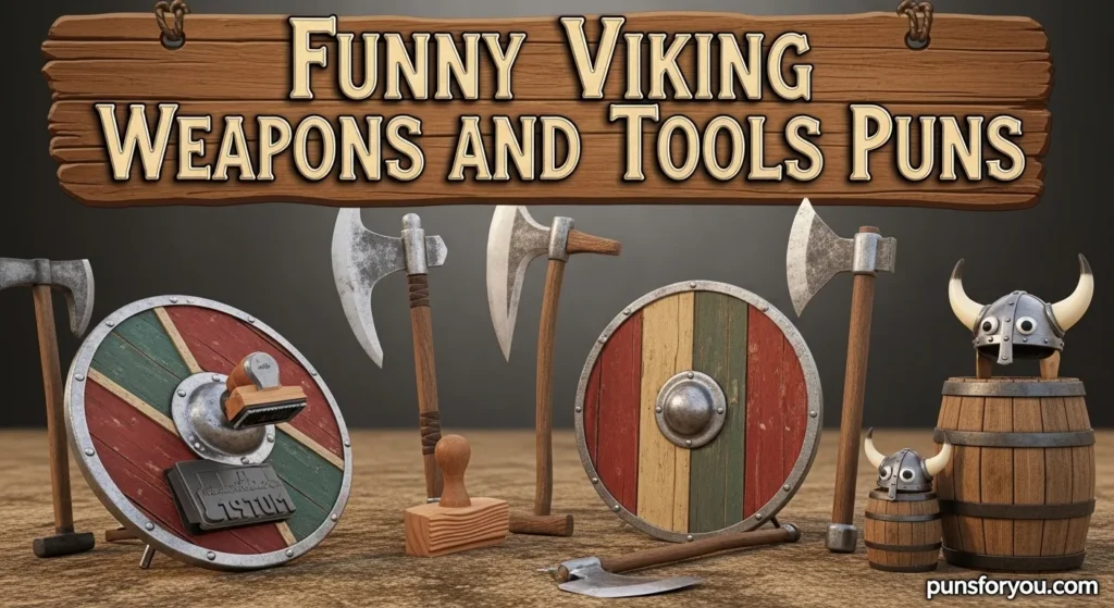 Funny Viking Weapons and Tools Puns