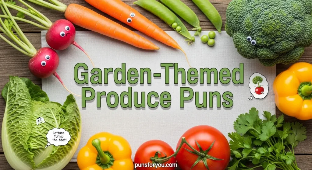 Garden-Themed Produce Puns