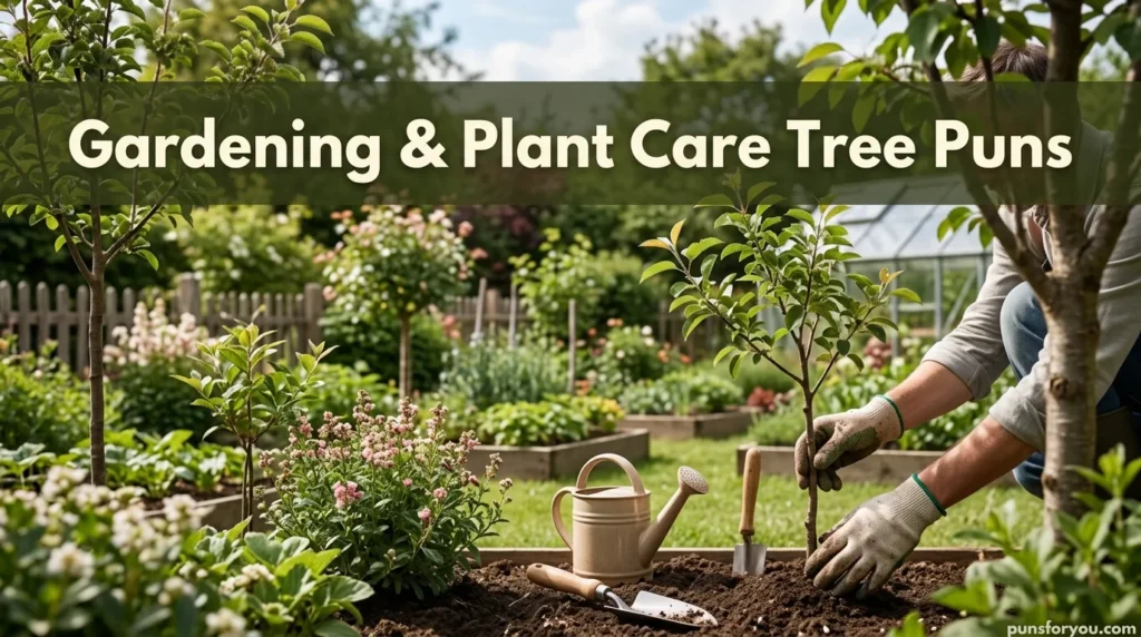 Gardening & Plant Care Tree Puns