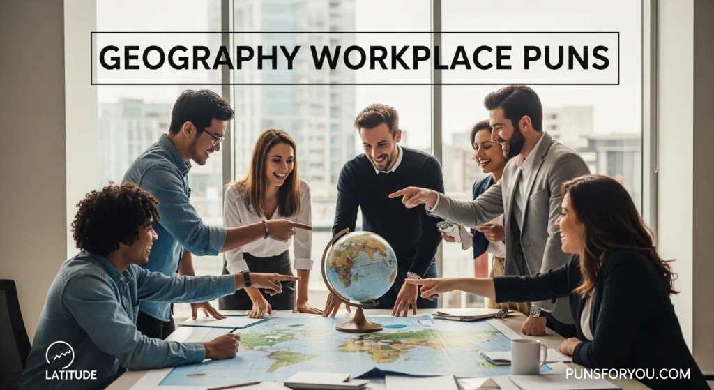 Geography Workplace Puns