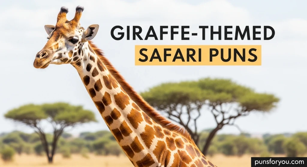 Giraffe-Themed Safari Puns
