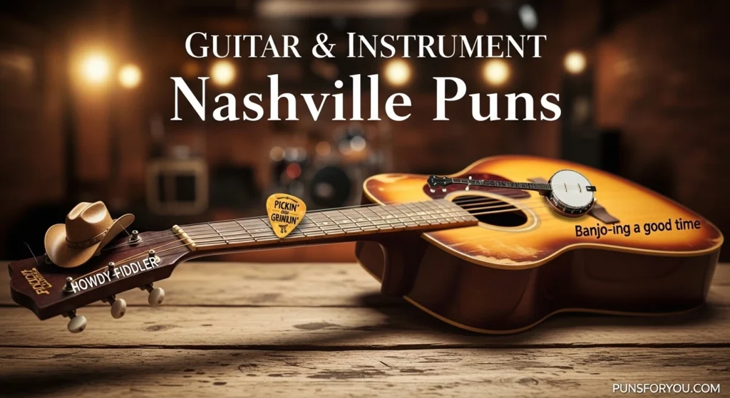 Guitar & Instrument Nashville Puns
