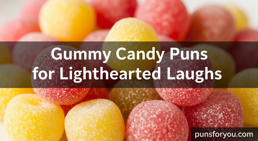 Gummy Candy Puns for Lighthearted Laughs