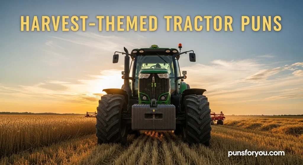 Harvest-Themed Tractor Puns
