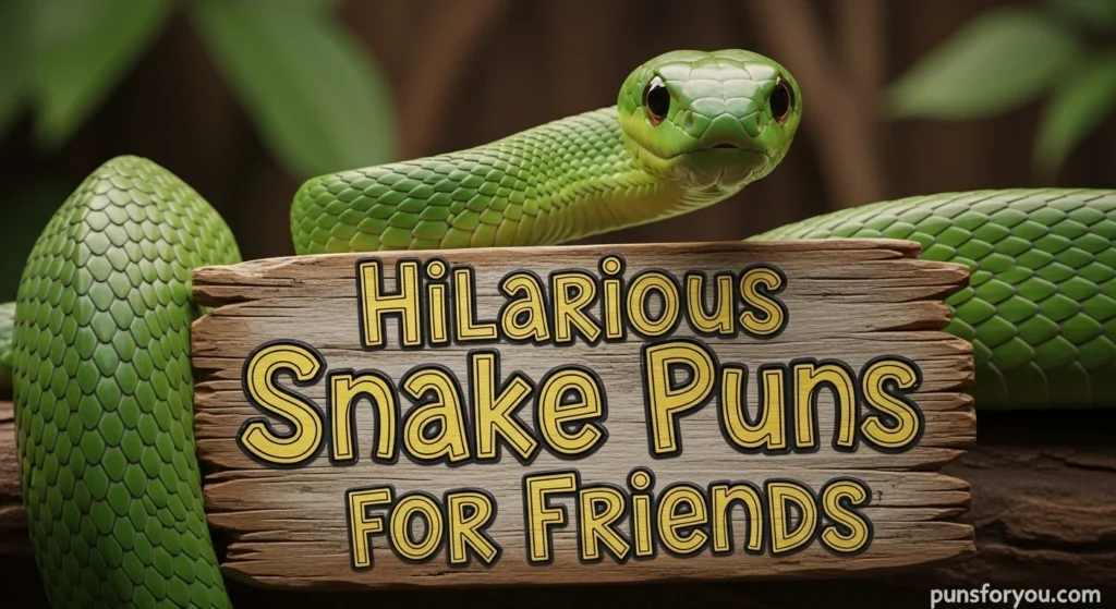 Hilarious Snake Puns for Friends