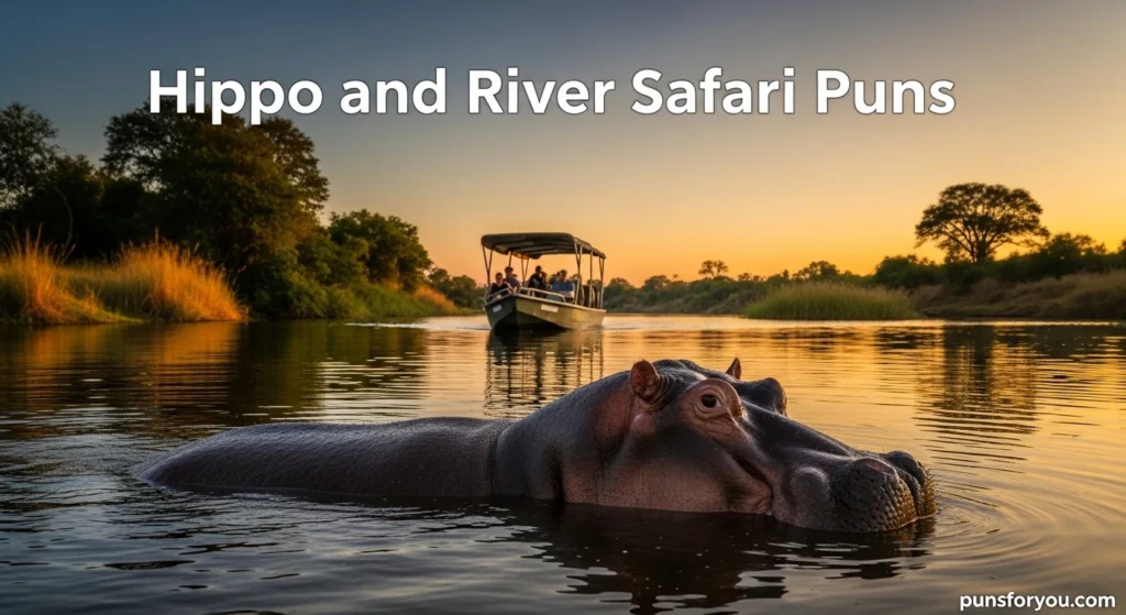 Hippo and River Safari Puns