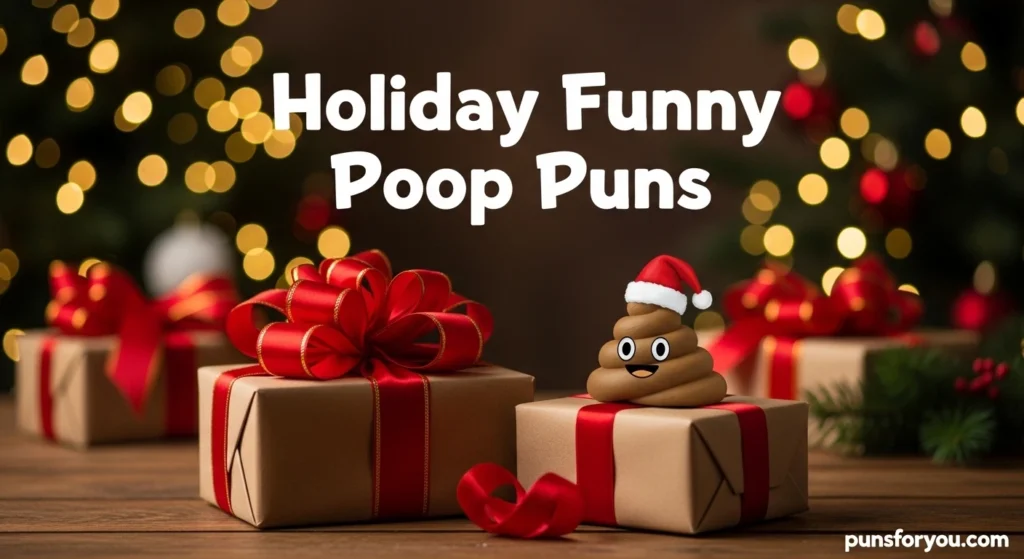 Holiday Funny Poop Puns