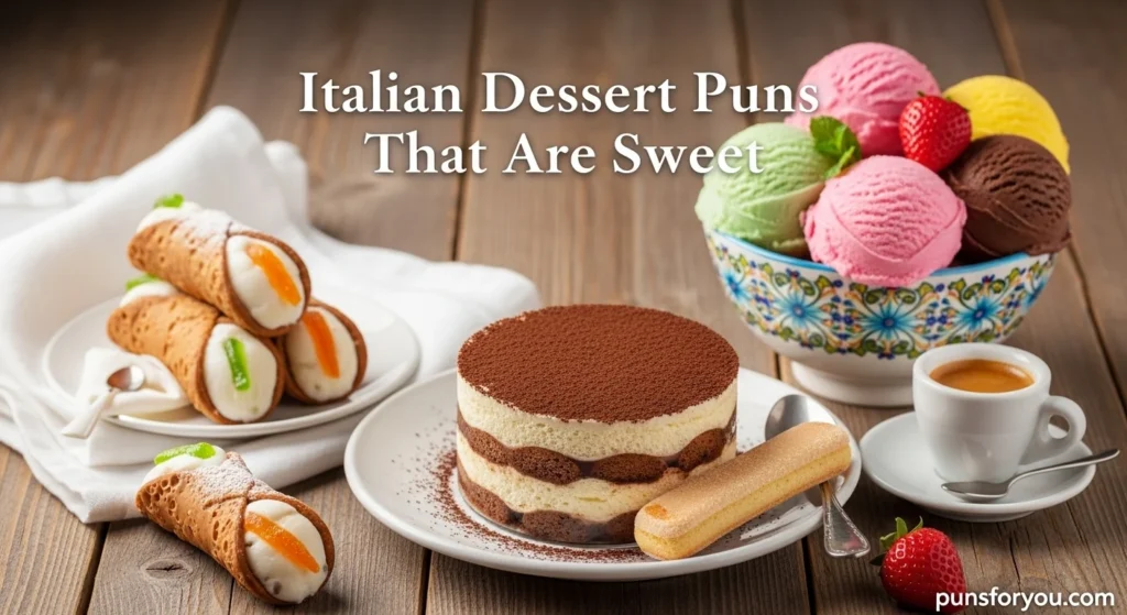 Italian Dessert Puns That Are Sweet