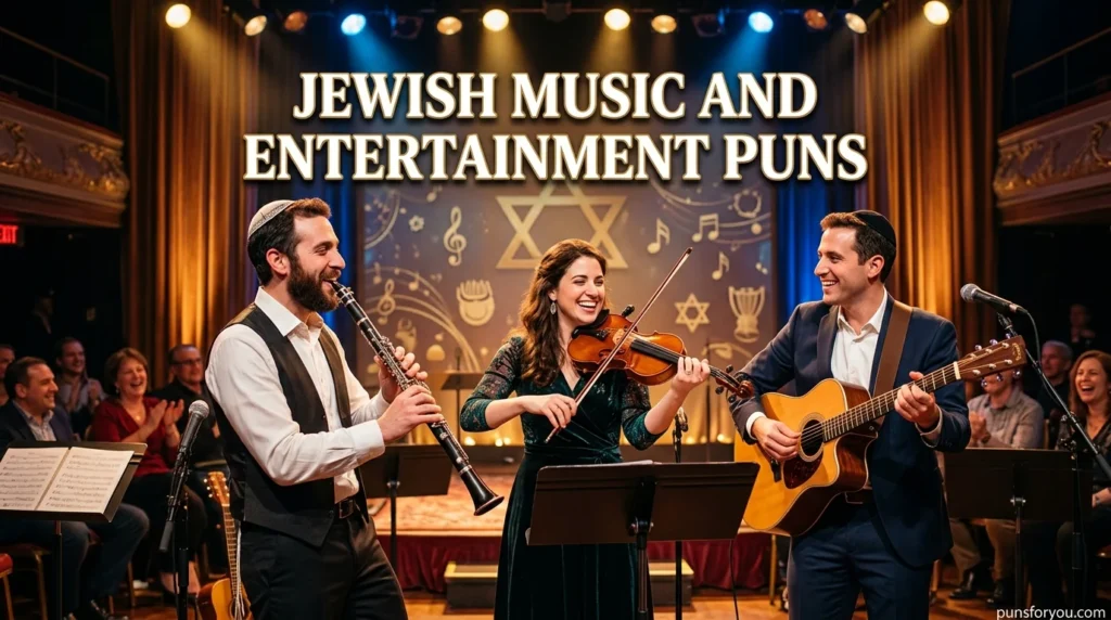 Jewish Music and Entertainment Puns