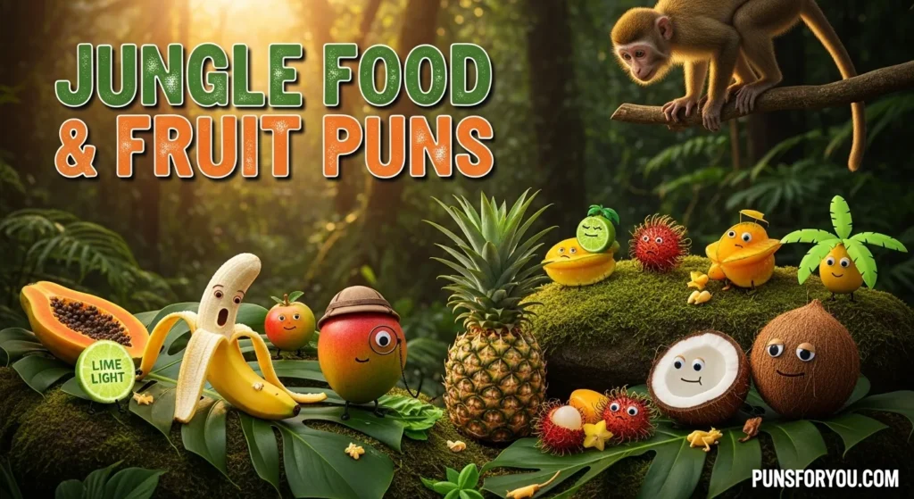 Jungle Food & Fruit Puns