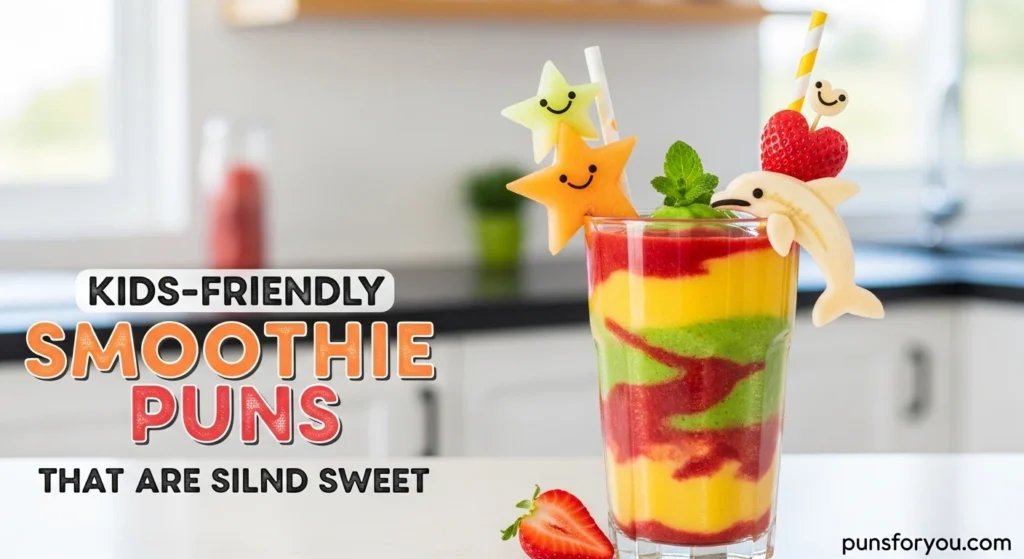 Kids-Friendly Smoothie Puns That Are Silly and Sweet