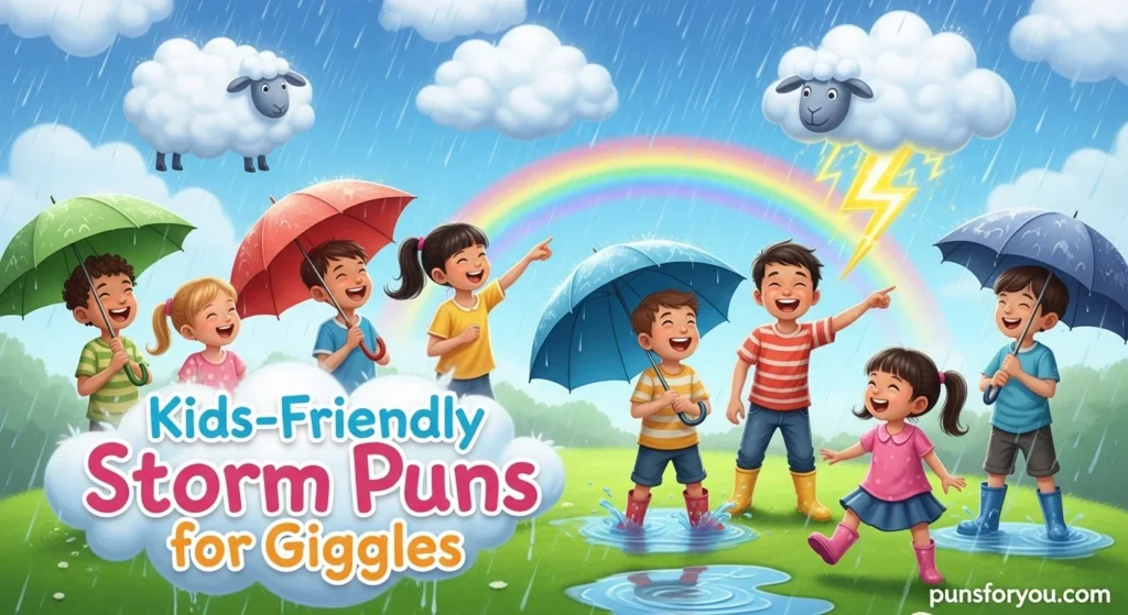 Kids-Friendly Storm Puns for Giggles