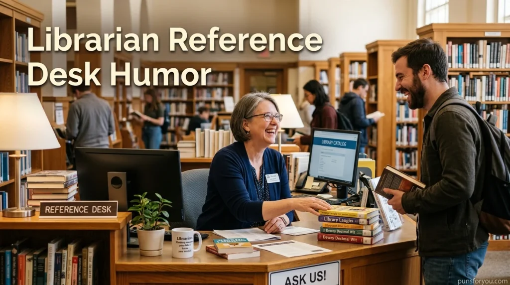 Librarian Reference Desk Humor