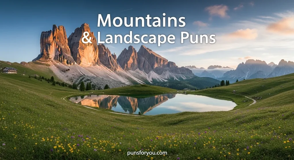 Mountains & Landscape Puns