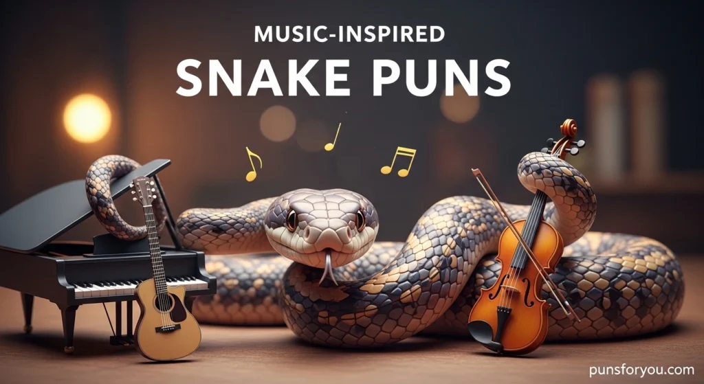 Music-Inspired Snake Puns