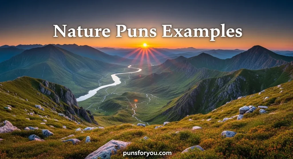Nature Puns Examples