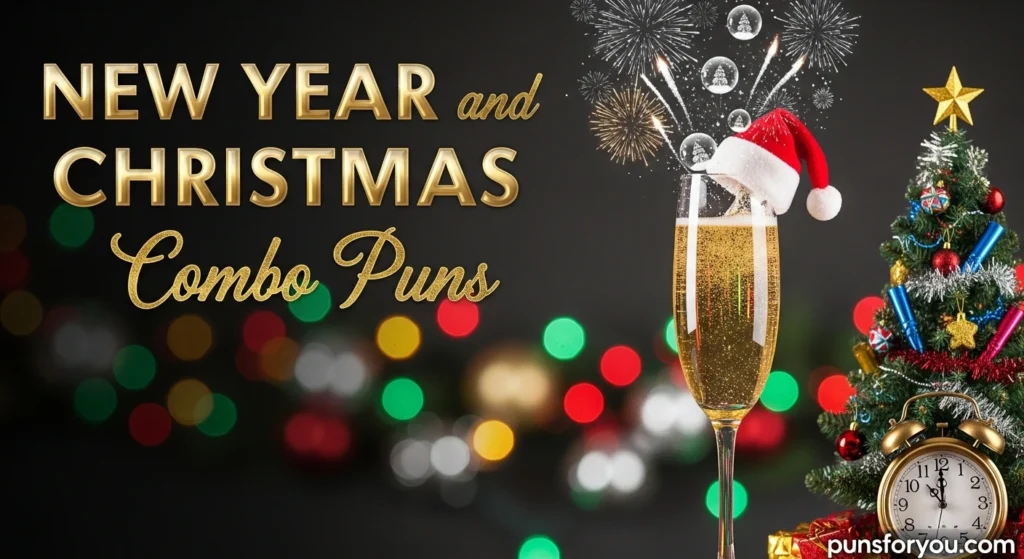 New Year and Christmas Combo Puns