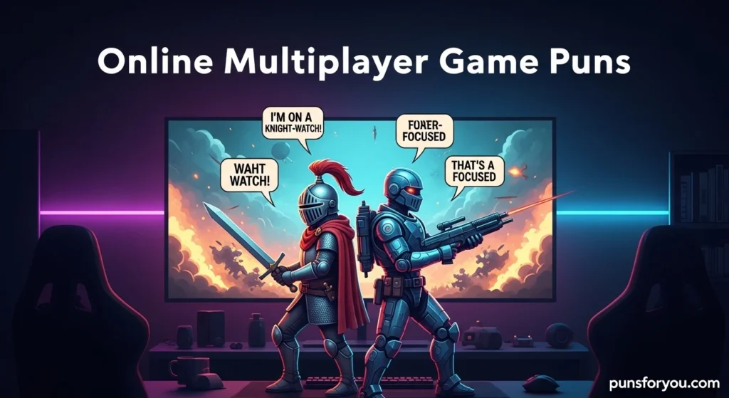 Online Multiplayer Game Puns
