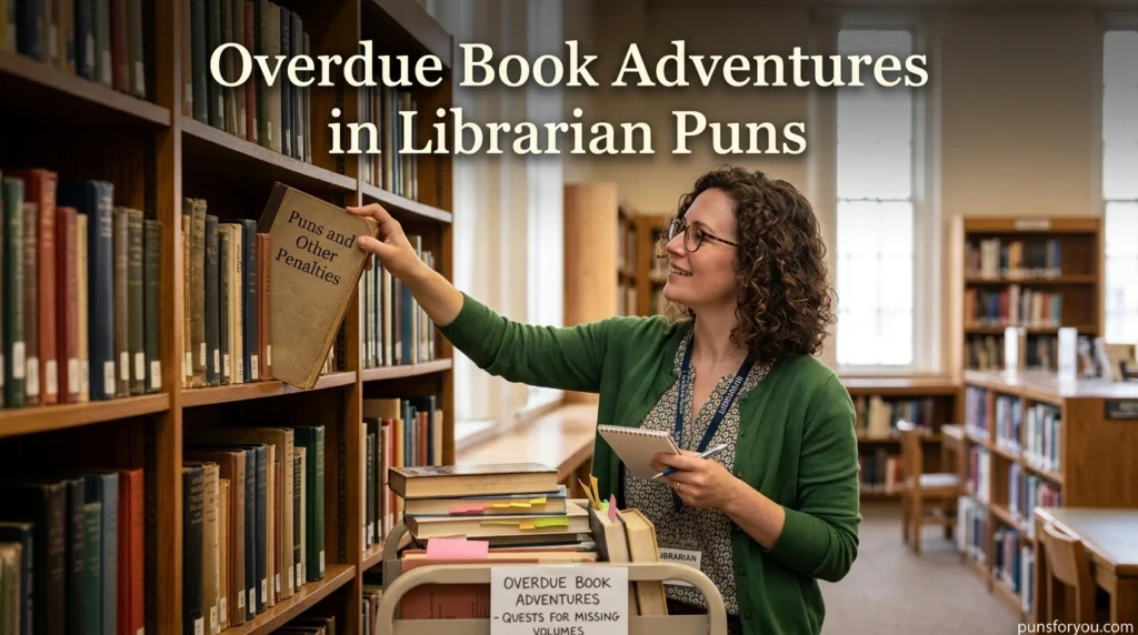 Overdue Book Adventures in Librarian Puns