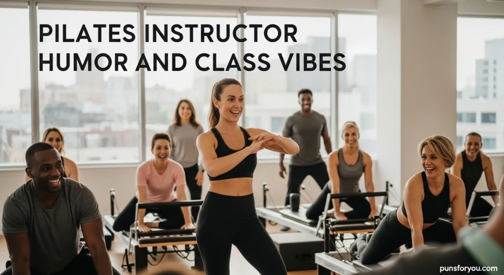 Pilates Instructor Humor and Class Vibes