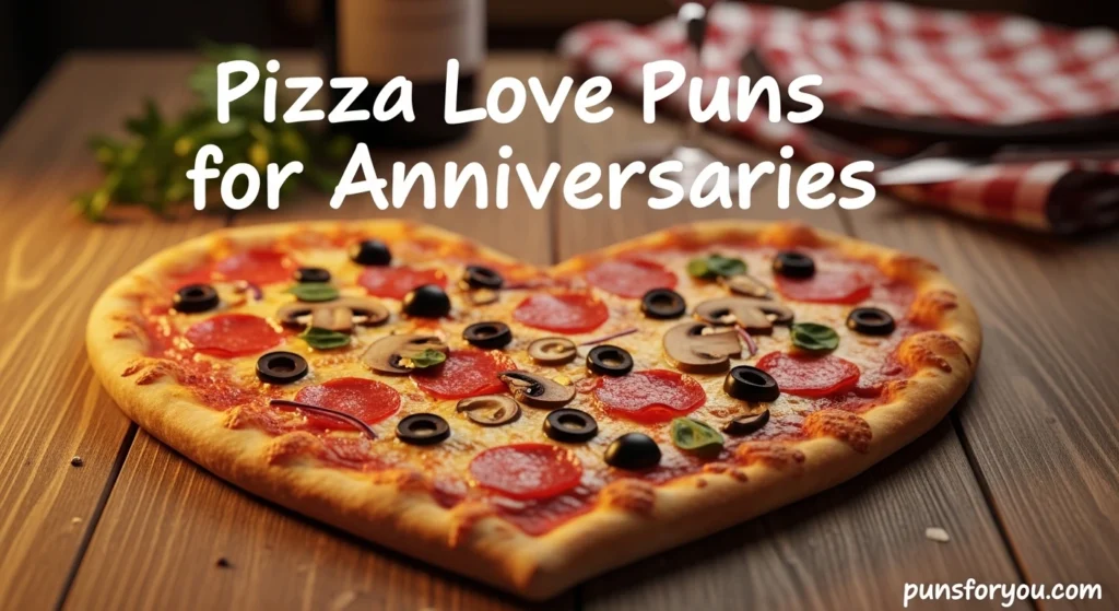 Pizza Love Puns for Anniversaries