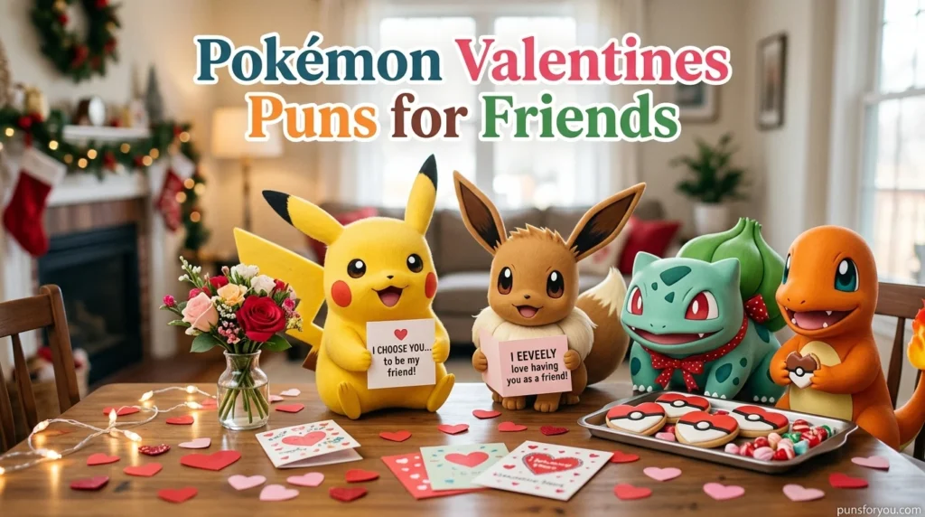 Pokémon Valentines Puns for Friends