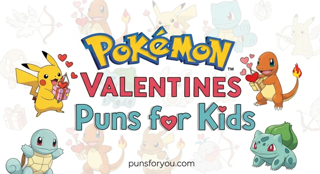 Pokémon Valentines Puns for Kids