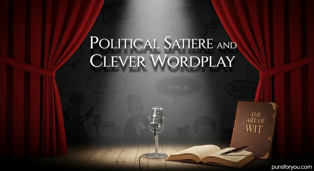 Political Satire and Clever Wordplay
