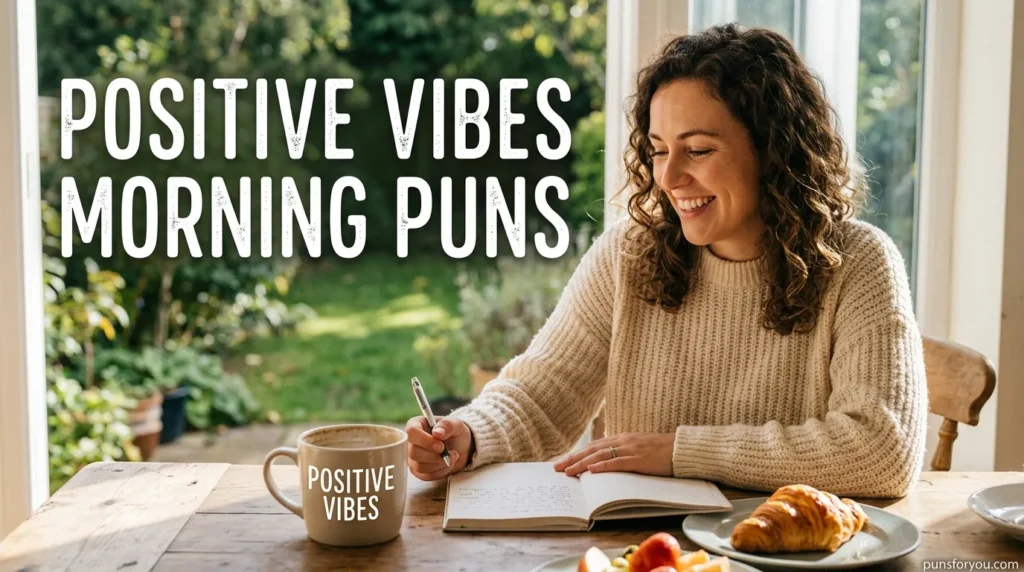 Positive Vibes Morning Puns